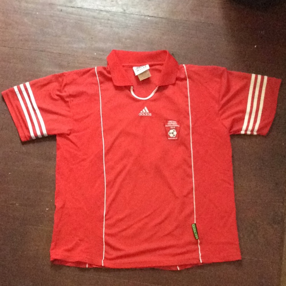 Adidas soccer jersey size large
